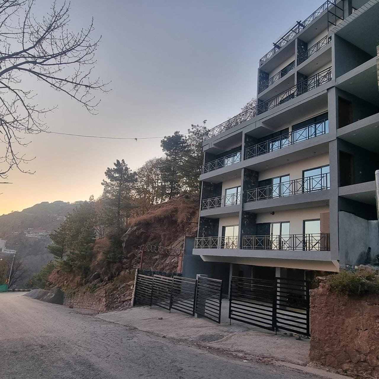 Road Side at Bliss Seasons, Murree